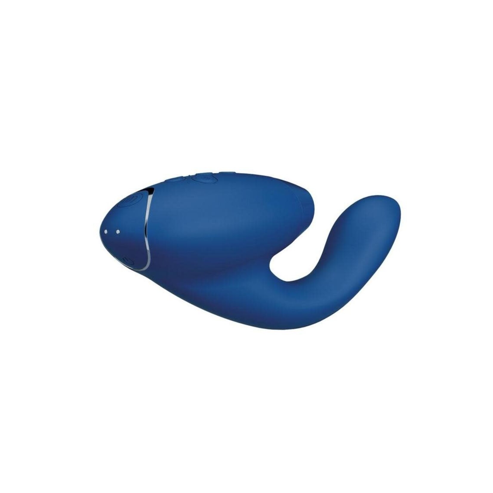 Womanizer Duo 2 Silicone Rechargeable Clitoral and G-Spot Stimulator - Blue