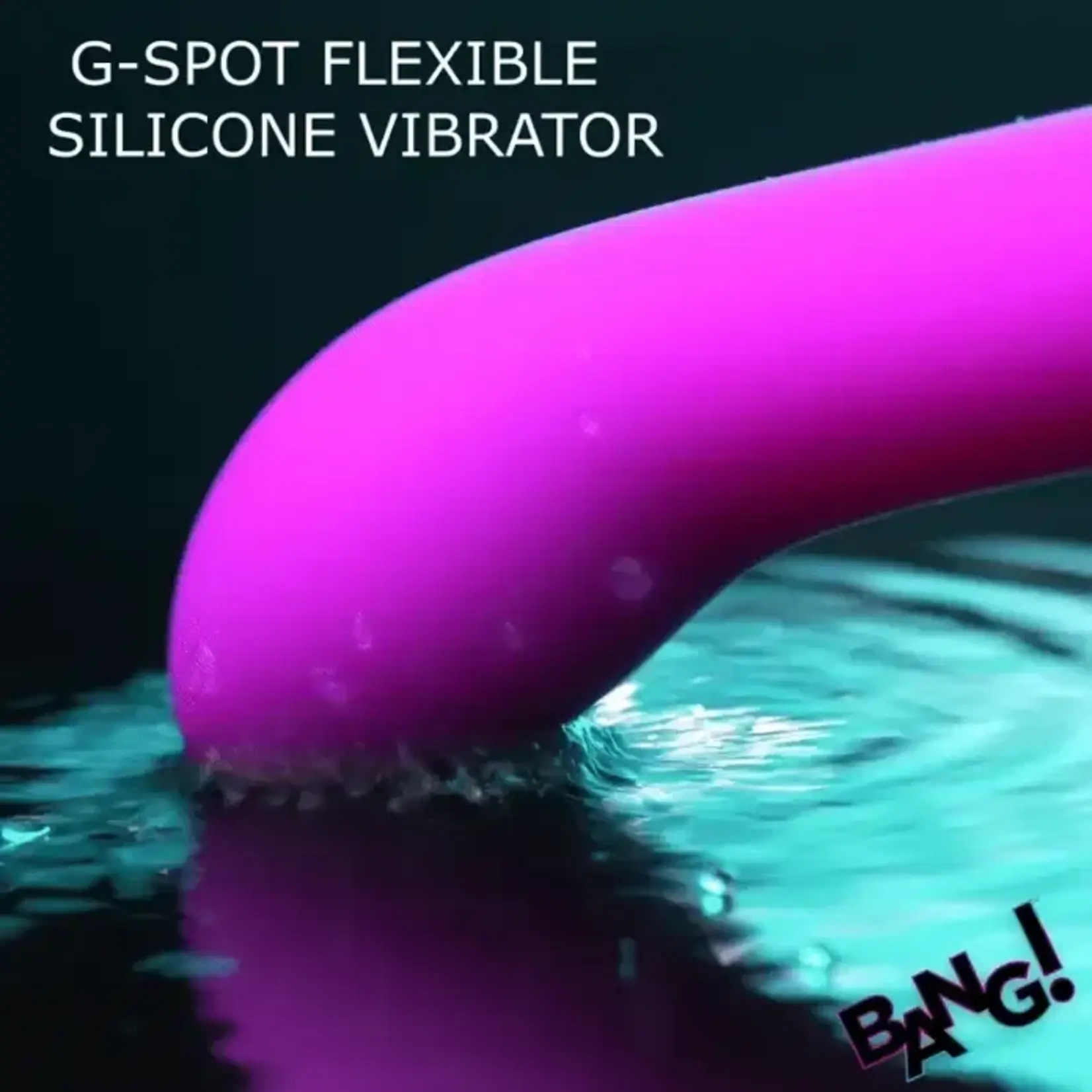 Bang! G-Spot Flexible Rechargeable Silicone Vibrator - Purple