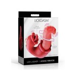 Lickgasm Lick Lasher Rechargeable Silicone Licking Vibrator - Red/Pink