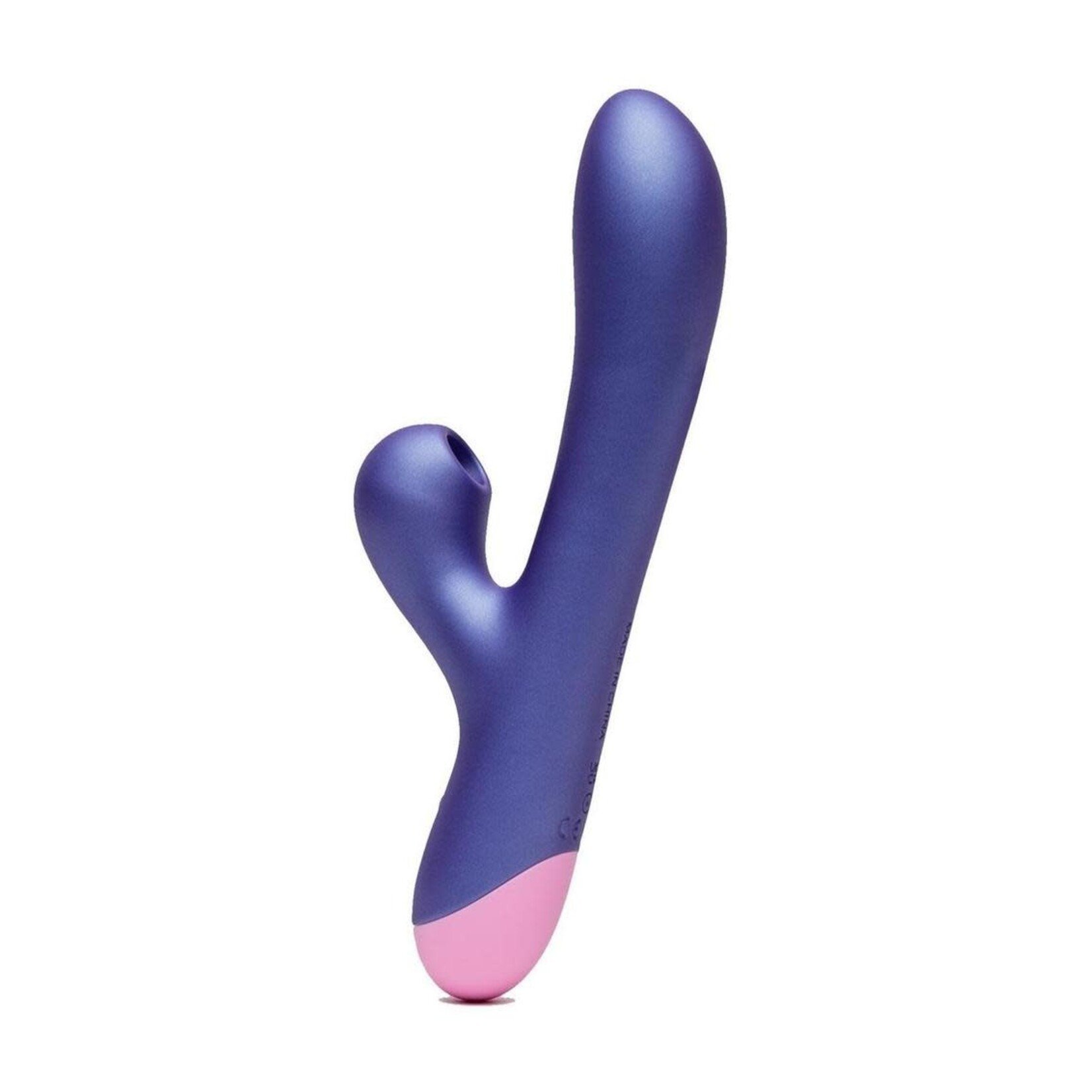 Romp Pulse Rechargeable Silicone Rabbit Vibrator with Pleasure Air - Purple/Pink