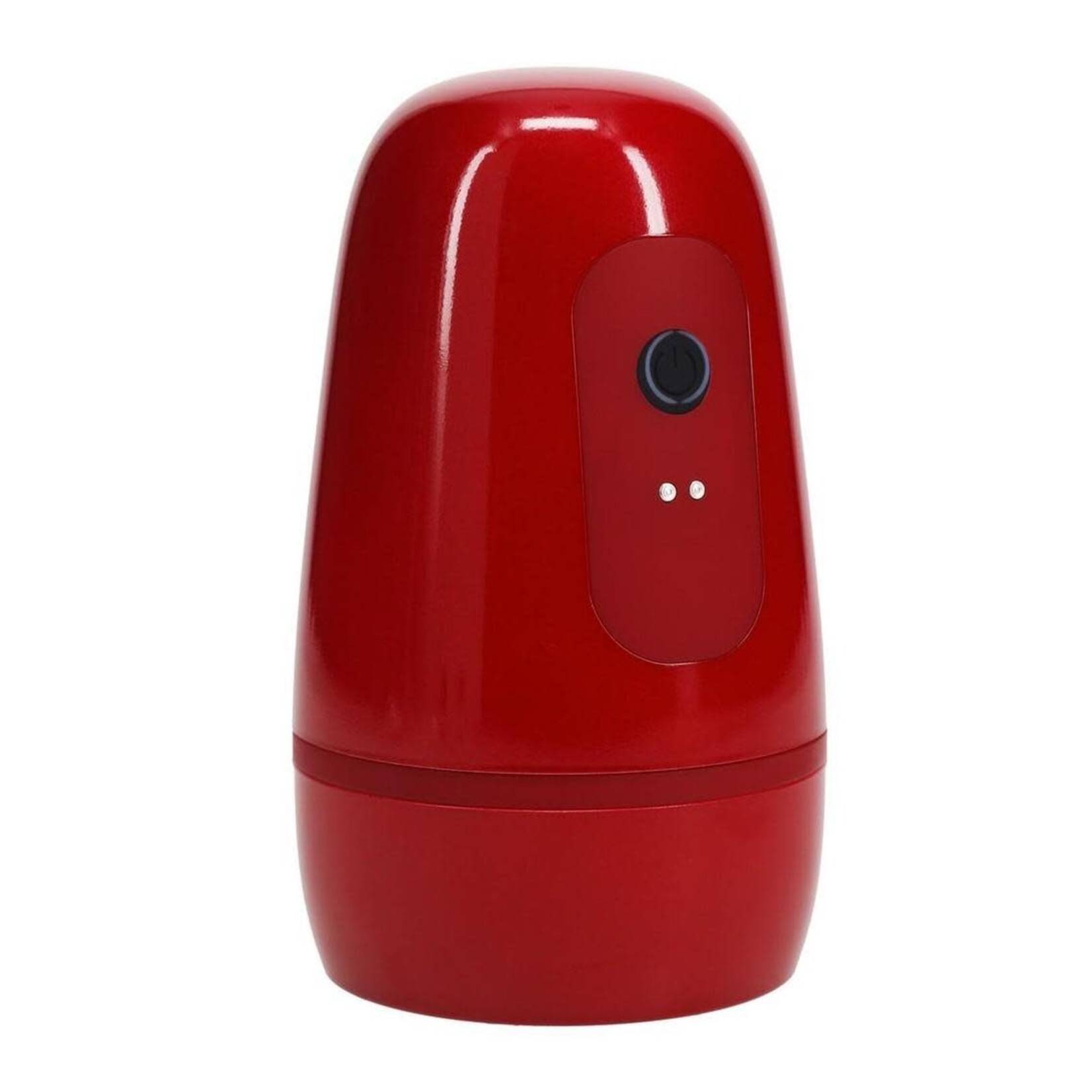 Pumped Vibrobator 10 Function Rechargeable Masturbator - Metallic Red