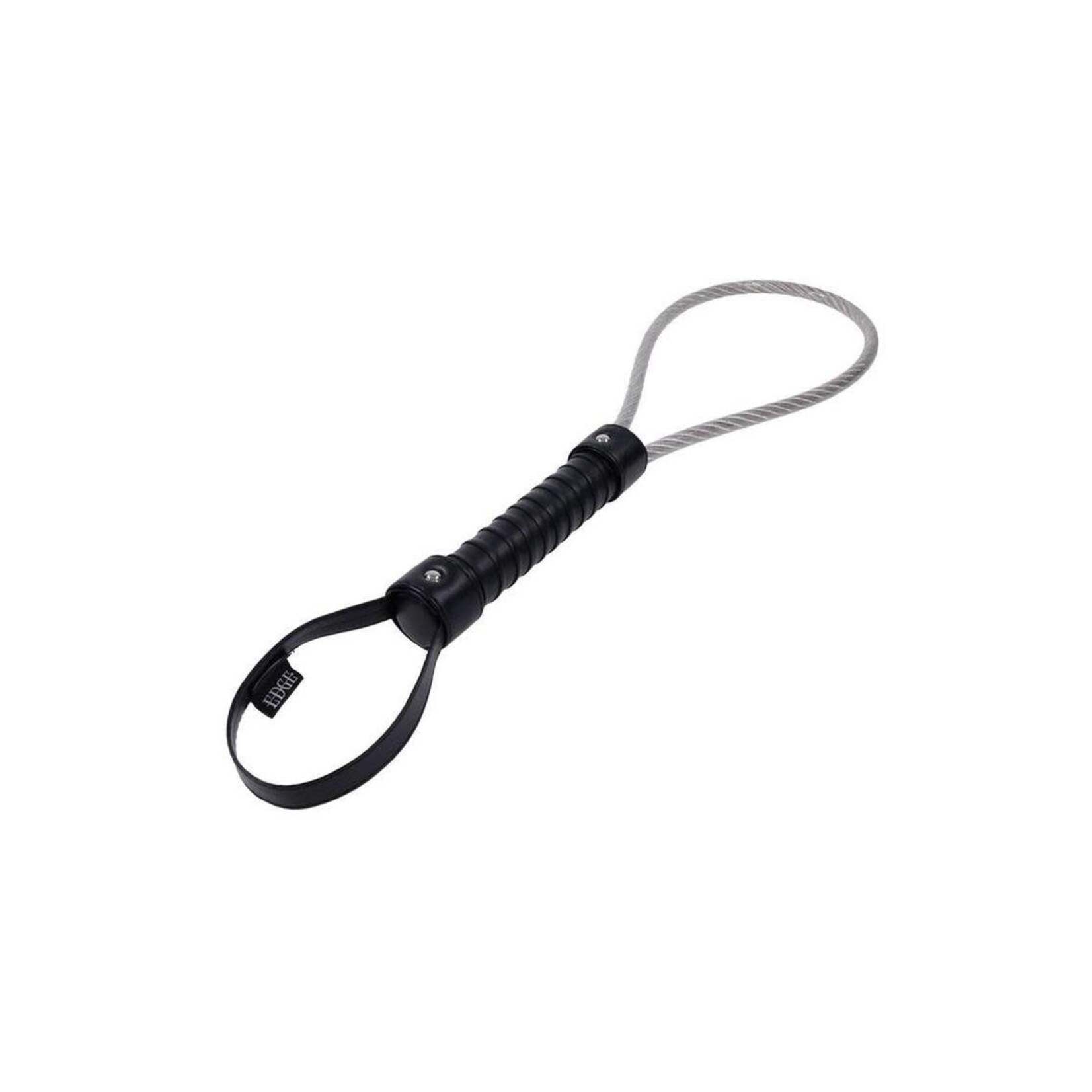 Edge Metal Loop Spanker - Silver/Black