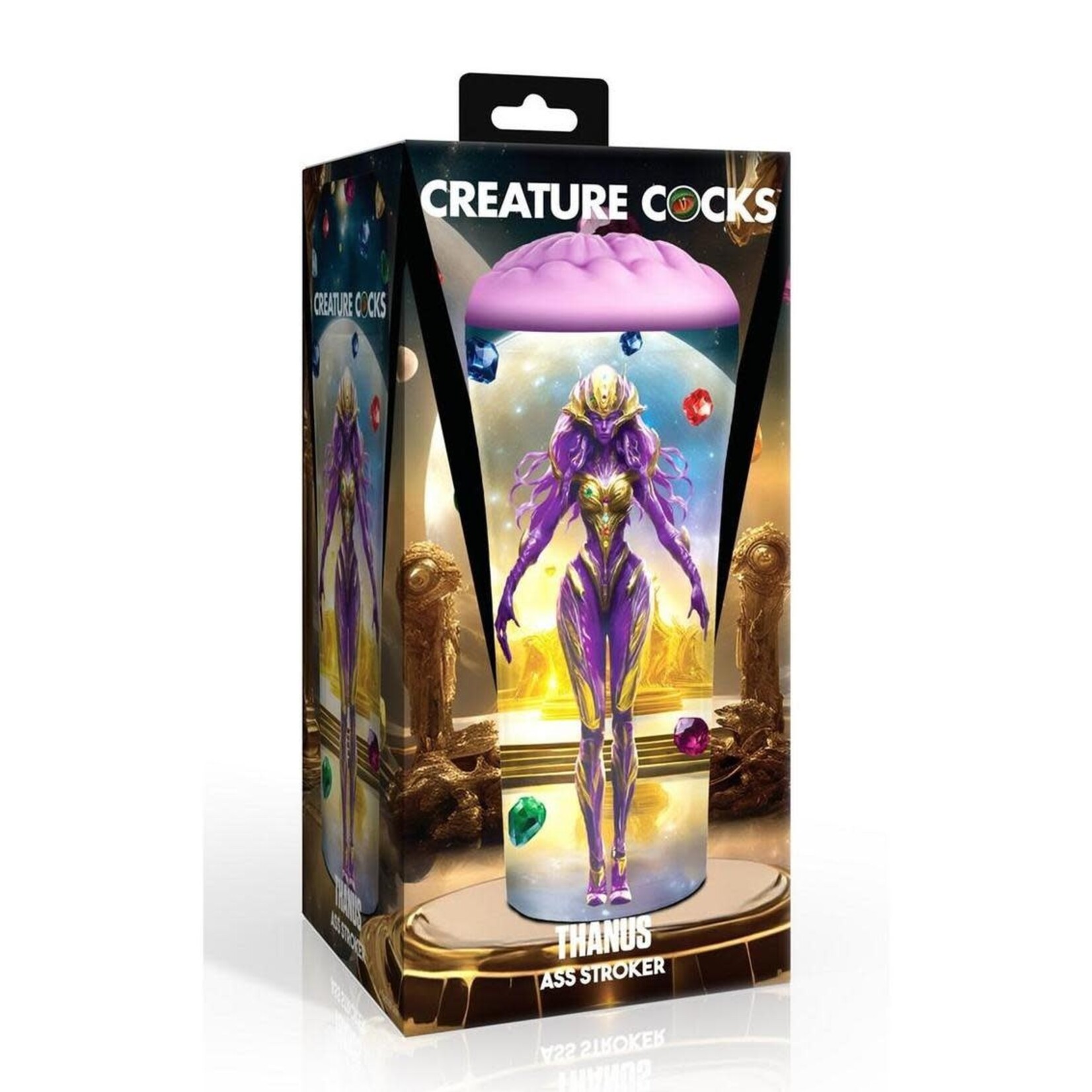 Creature Cocks Thanus Ass Stroker - Purple