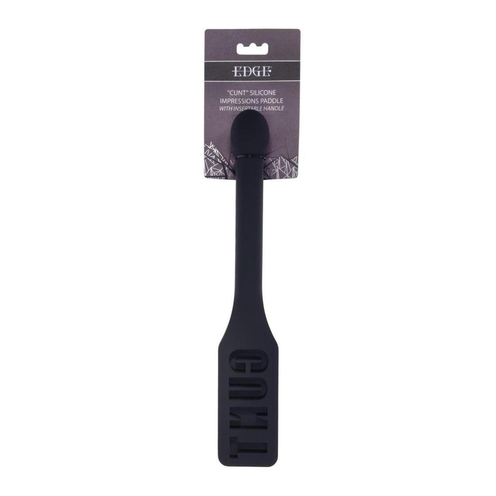 Edge CUNT Silicone Paddle - Black