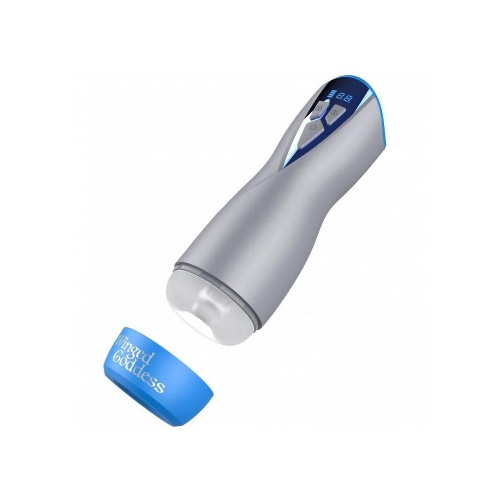 Masturs Eloa Winged Goddess Rechargeable Multi Function Masturbator - Gray