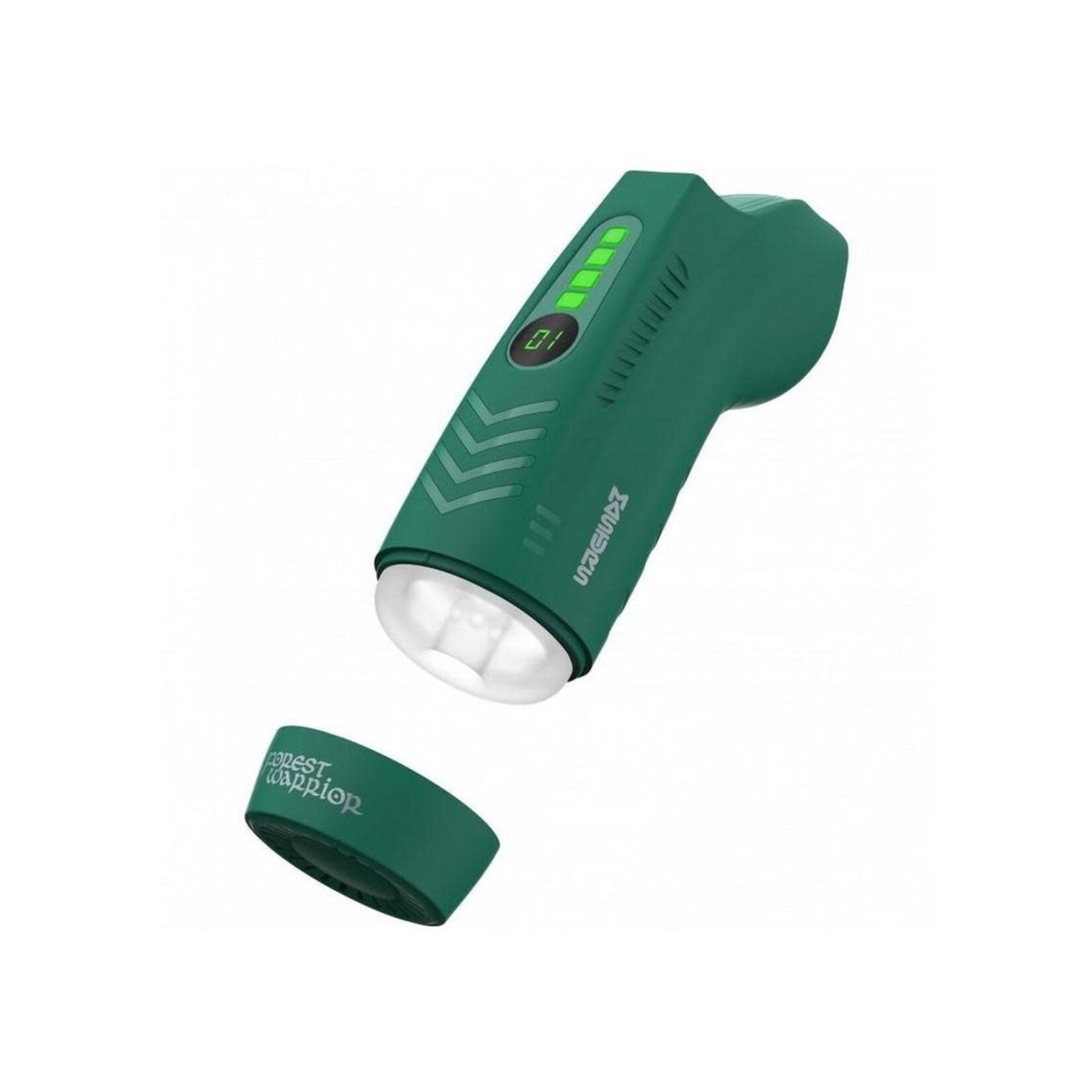 Masturs Ayla Forest Warrior Rechargeable Multi Function Masturbator - Green