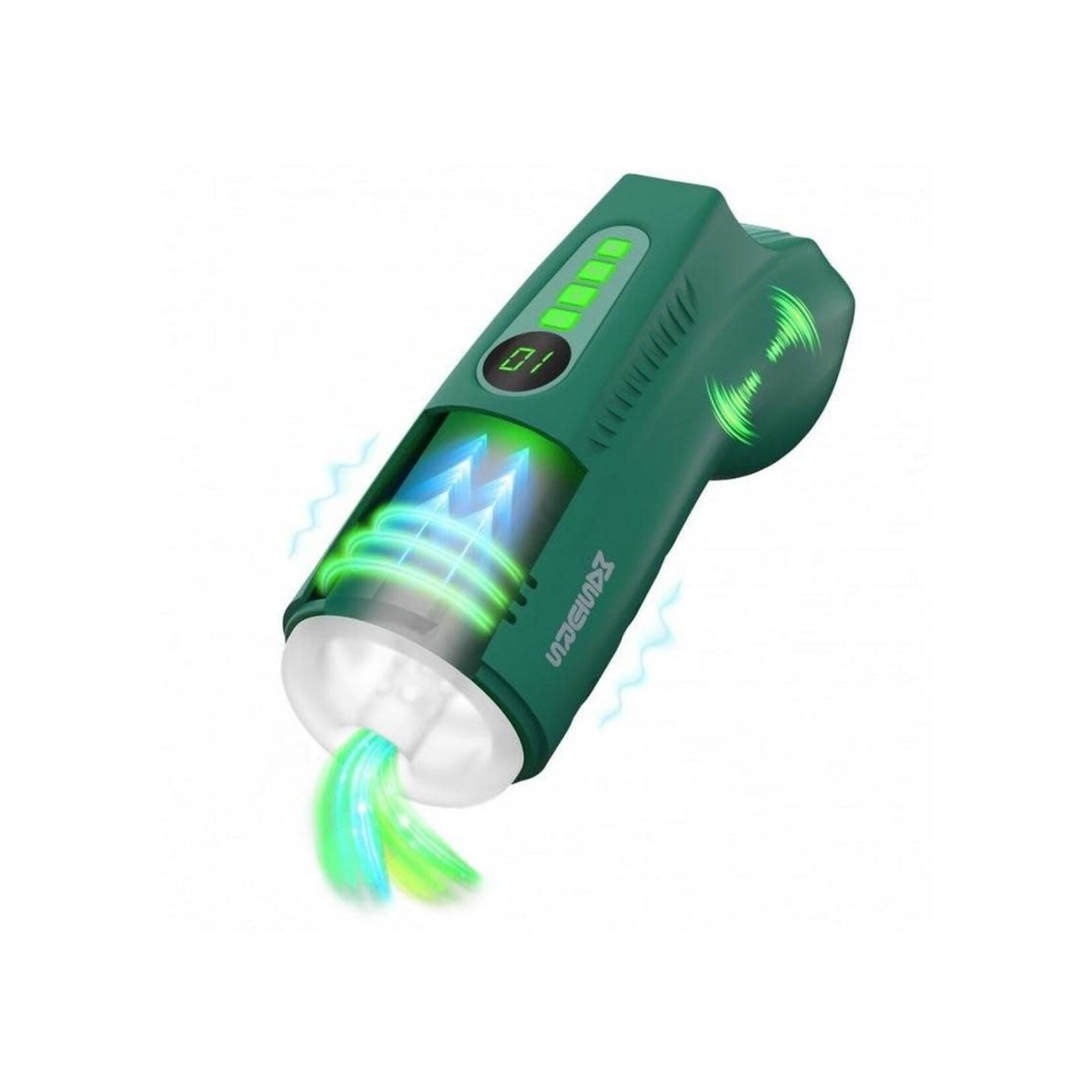 Masturs Ayla Forest Warrior Rechargeable Multi Function Masturbator - Green