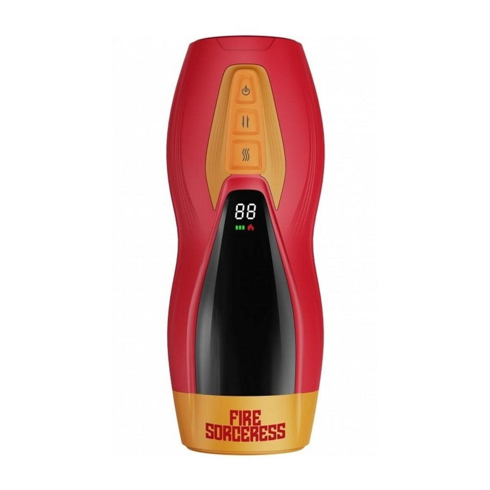 Masturs Solara Fire Sorceress Rechargeable Multi Function Masturbator - Red