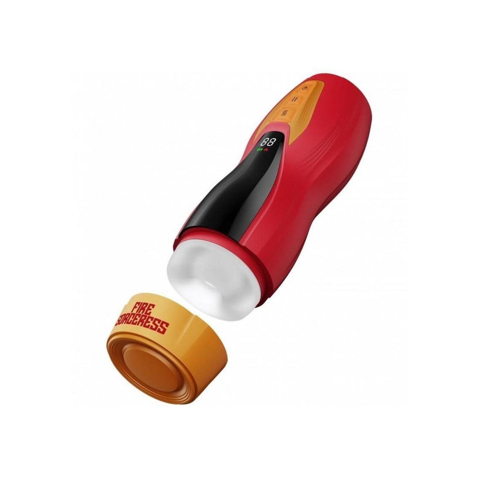 Masturs Solara Fire Sorceress Rechargeable Multi Function Masturbator - Red