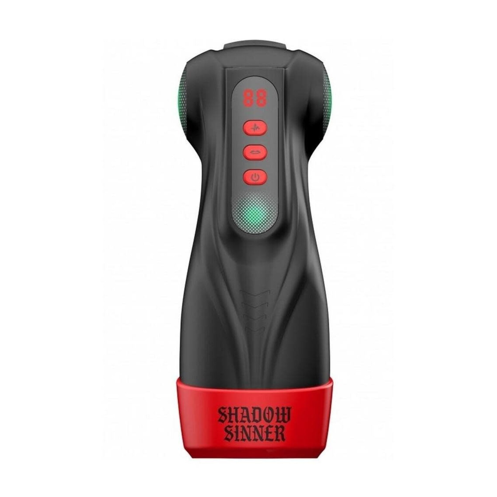 Masturs Raven Shadow Sinner Rechargeable Multi Function Masturbator - Black