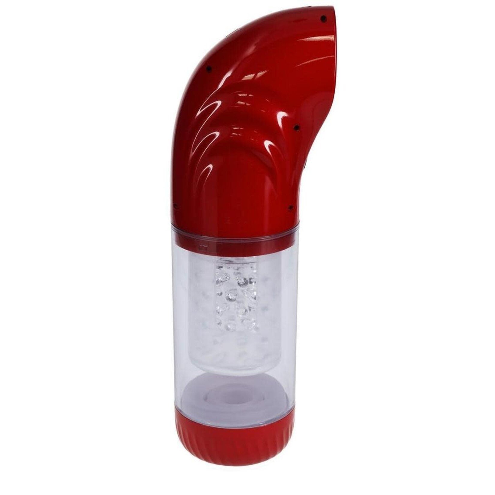 Pumped StrokeMate Multi-Function Rechargeable Masturbator - Metallic Red