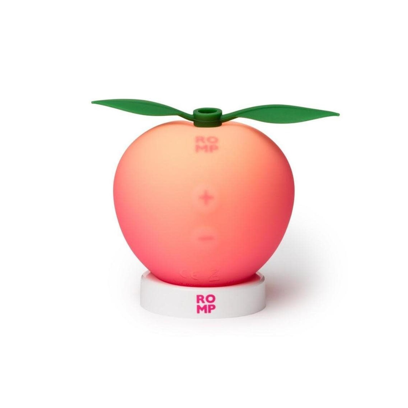 Romp Pink Peach Rechargeable Silicone Vibrator - Orange