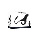 Zero Tolerance All the Bases Rechargeable Silicone Couples Ring and Plug with Remote Control - Black
