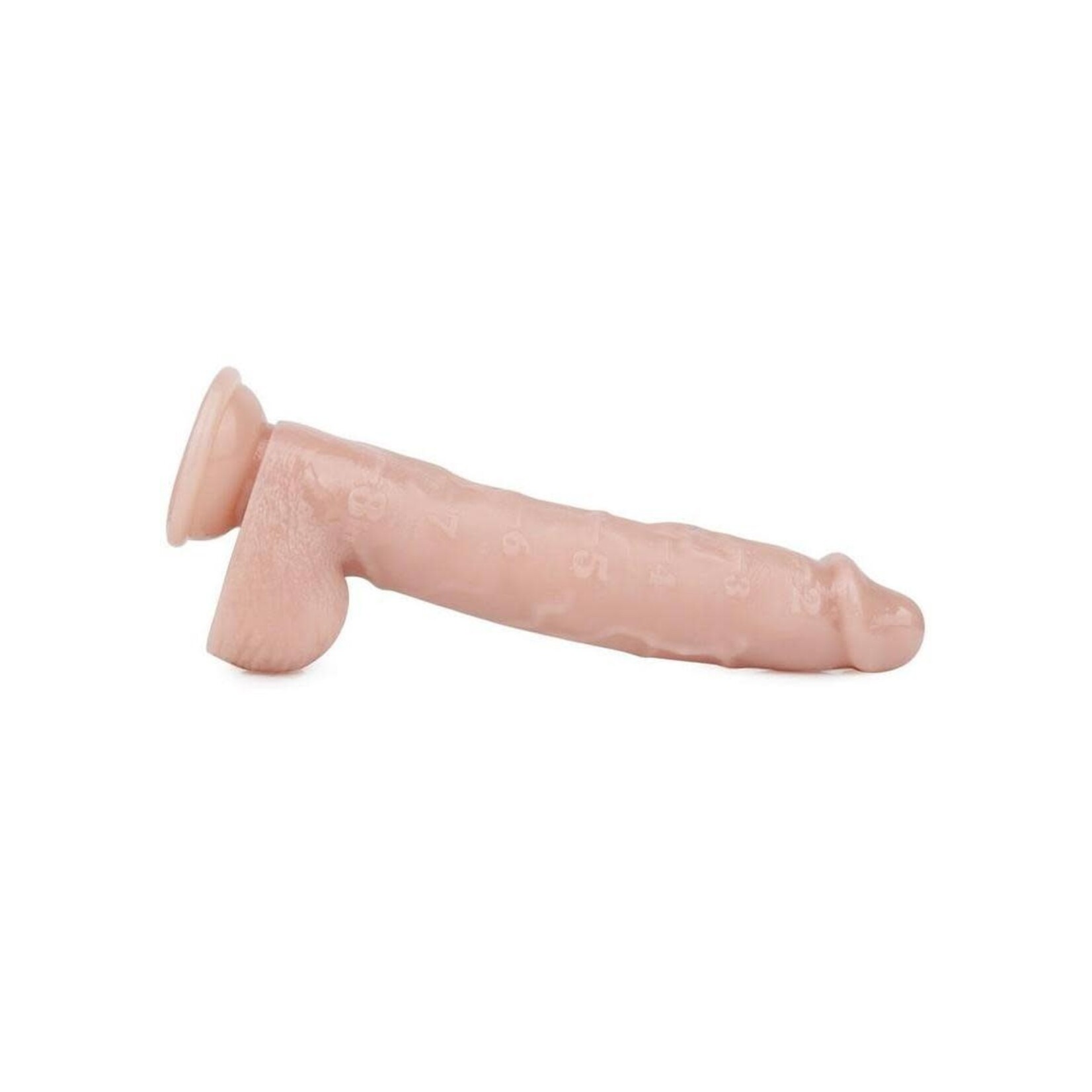 Pleasure Measure PVC Dildo 9in - Vanilla