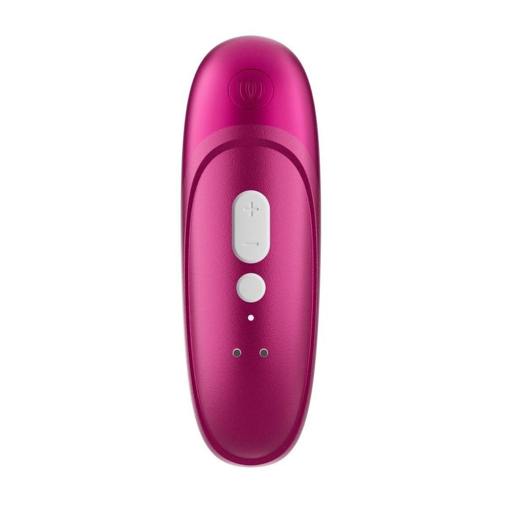 Womanizer Pleasure Air Pro Rechargeable Silicone Air Pulse Clitoral Vibrator - Vibrant Pink