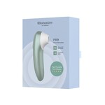 Womanizer Pleasure Air Pro Rechargeable Silicone Air Pulse Clitoral Vibrator - Sage Green