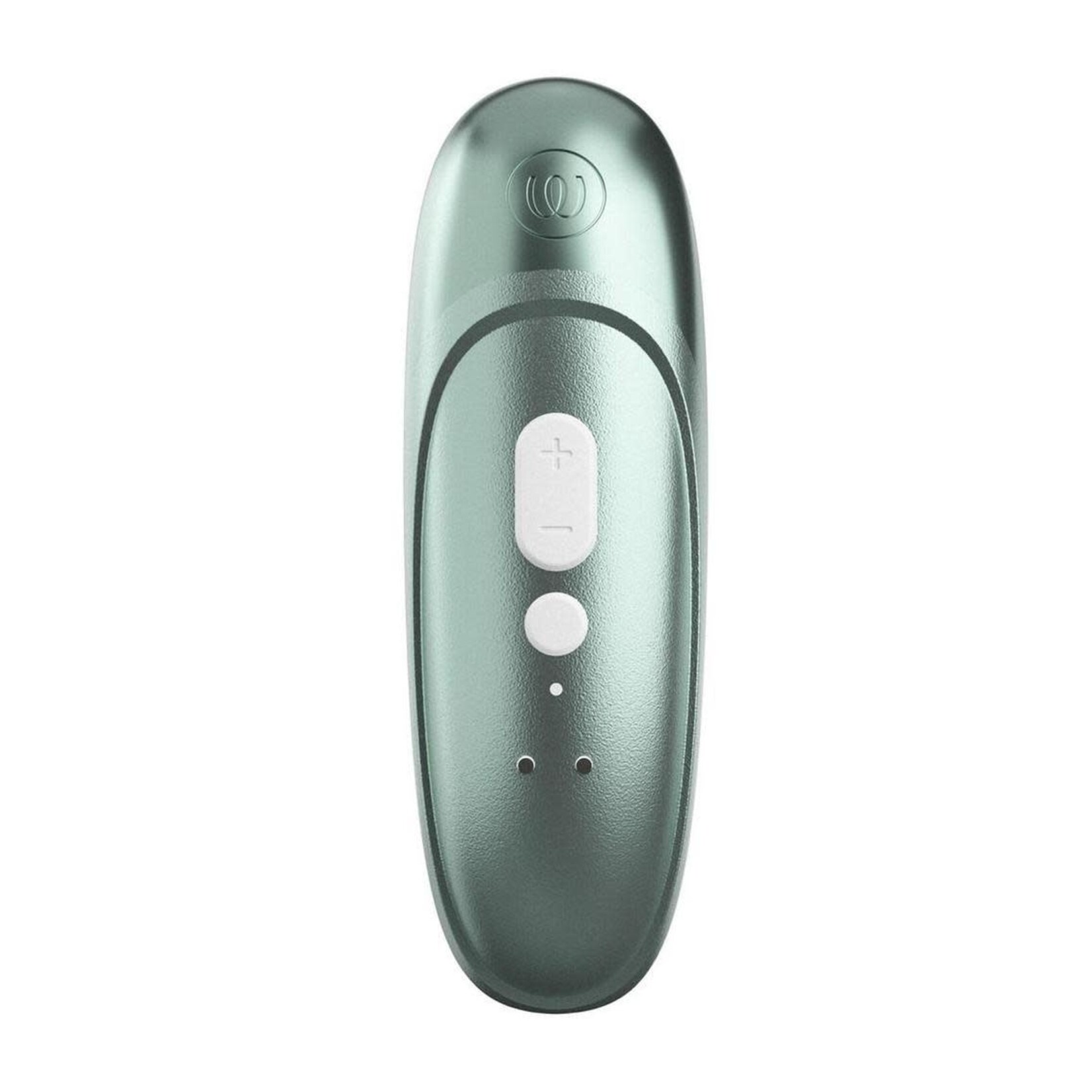 Womanizer Pleasure Air Pro Rechargeable Silicone Air Pulse Clitoral Vibrator - Sage Green