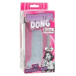 Monster Dong The Invisible Man Silicone Dildo 6in - Clear