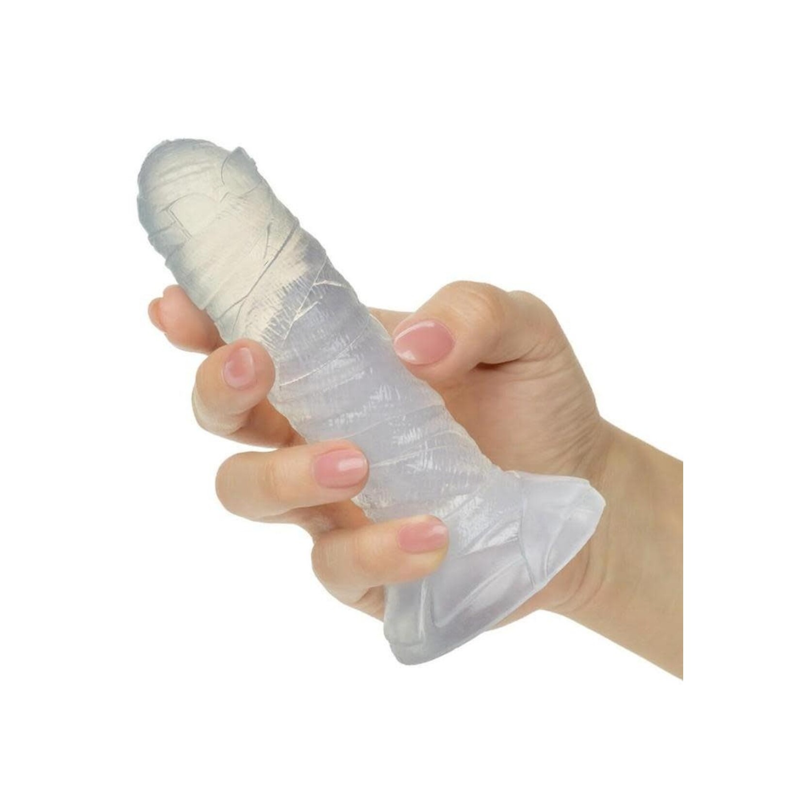 Monster Dong The Invisible Man Silicone Dildo 6in - Clear