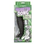 Monster Dong The Gill Man Silicone Dildo 7.25in - Black