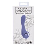 CalExotics Connect Explorer Rechargeable Silicone App Compatible Probe - Purple