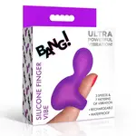 Bang! Silicone Rechargeable Finger Vibe - Purple