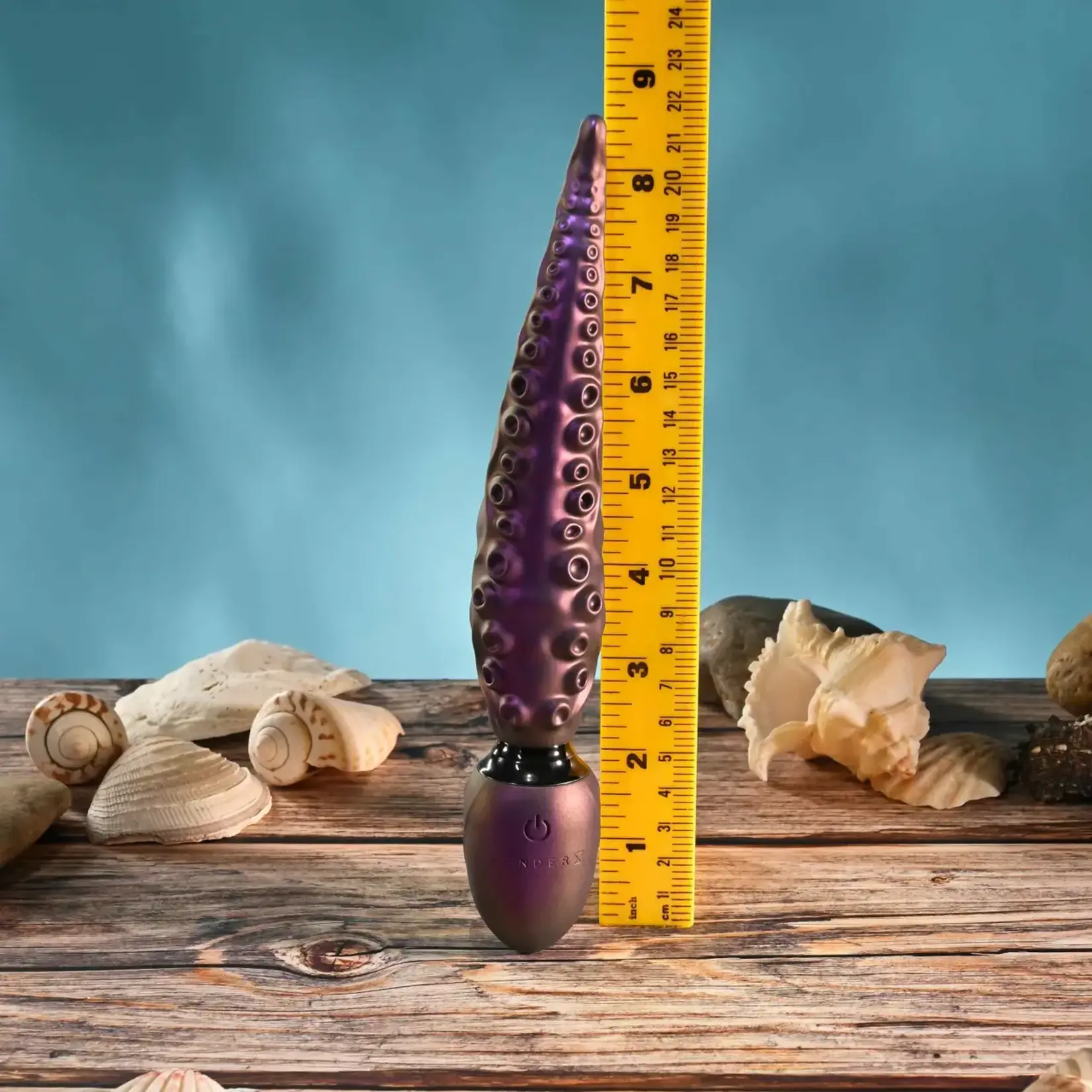 Gender X Into the Deep Rechargeable Silicone Vibrating Dildo - Purple