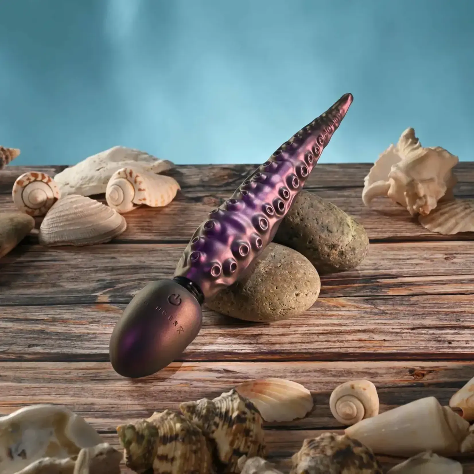 Gender X Into the Deep Rechargeable Silicone Vibrating Dildo - Purple