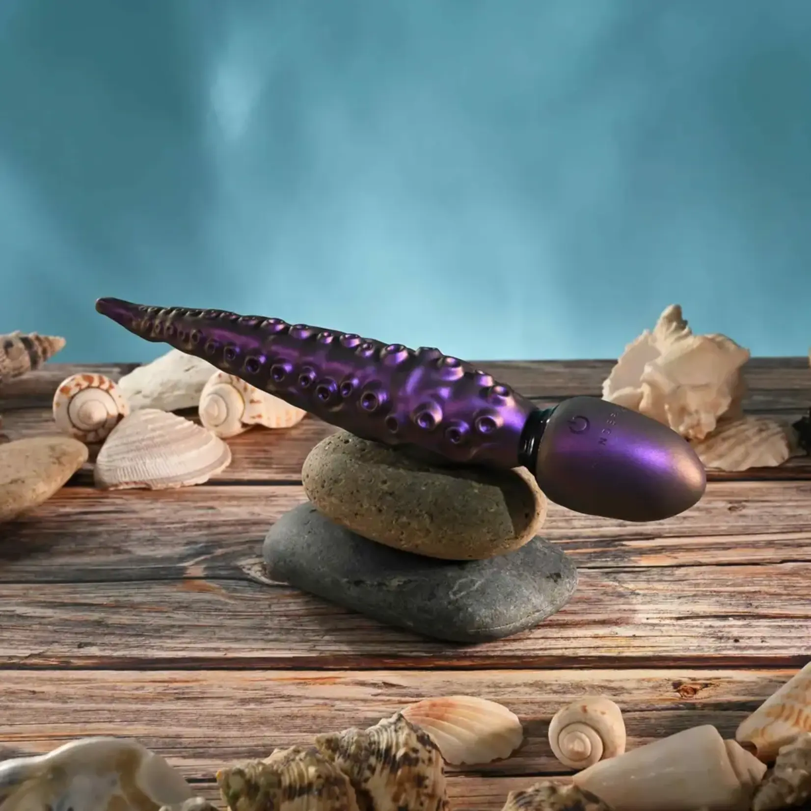 Gender X Into the Deep Rechargeable Silicone Vibrating Dildo - Purple