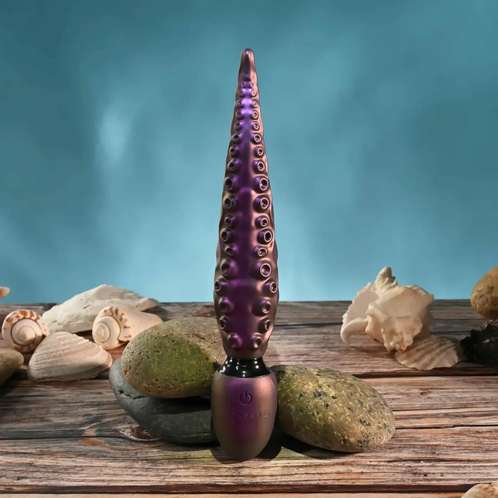 Gender X Into the Deep Rechargeable Silicone Vibrating Dildo - Purple