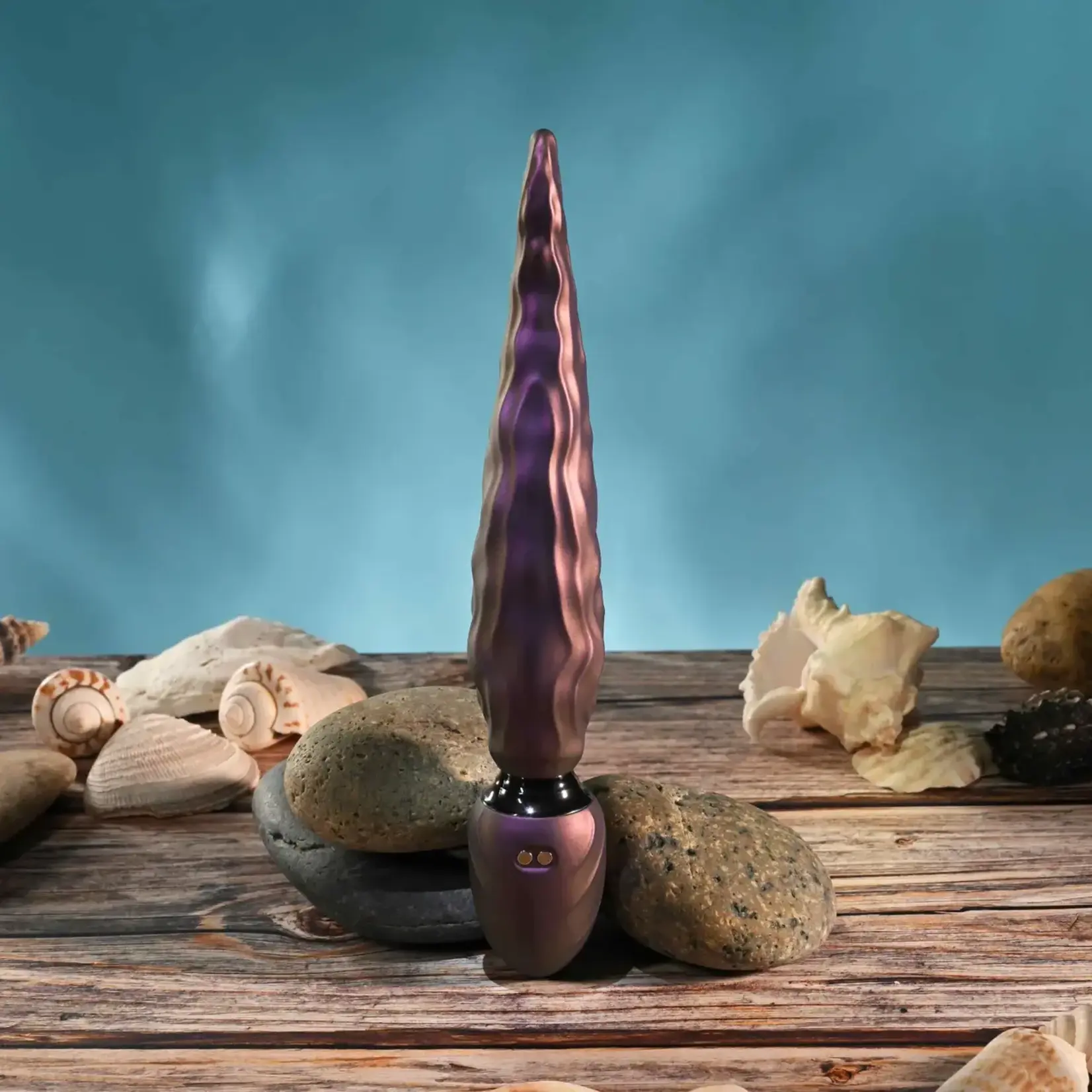 Gender X Into the Deep Rechargeable Silicone Vibrating Dildo - Purple