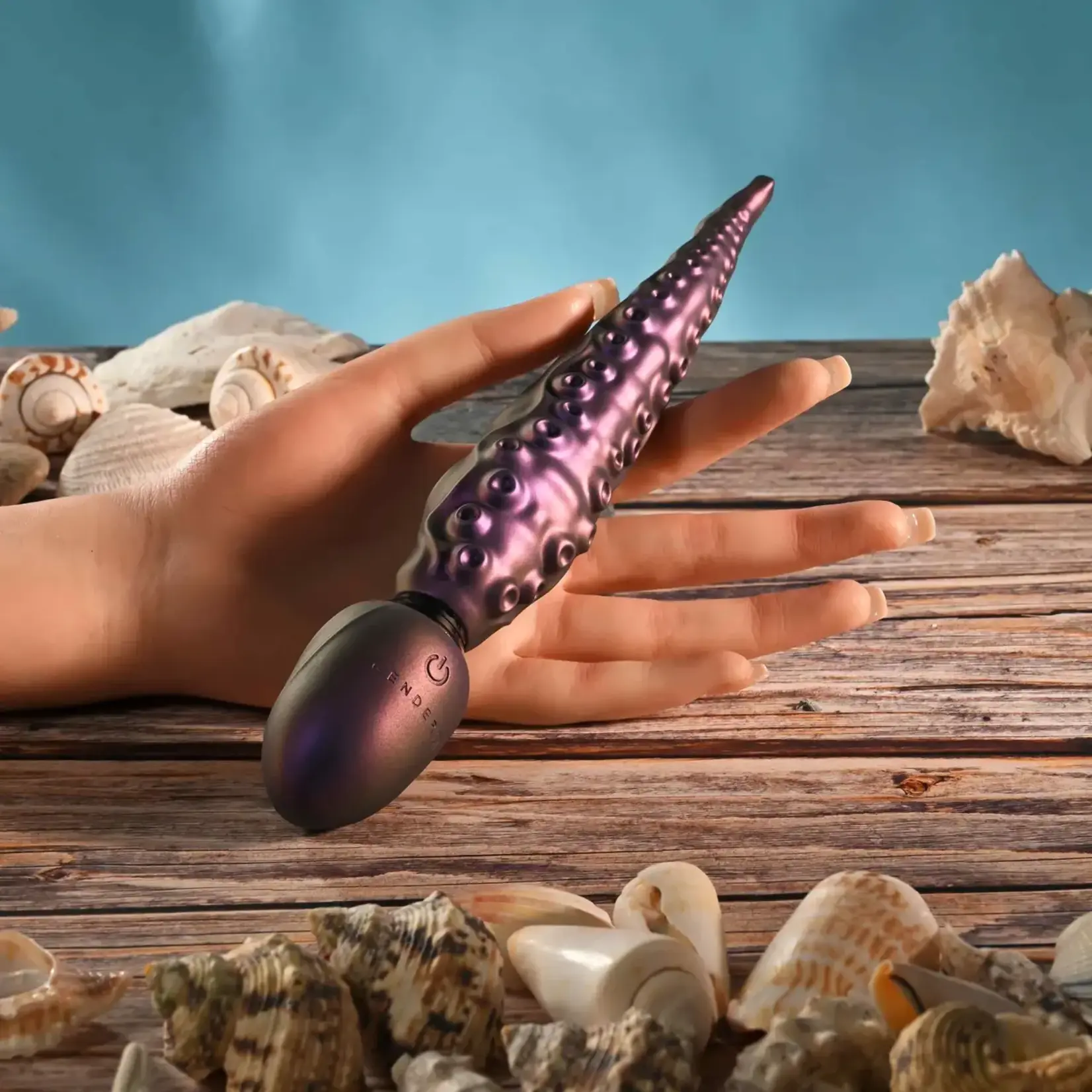 Gender X Into the Deep Rechargeable Silicone Vibrating Dildo - Purple