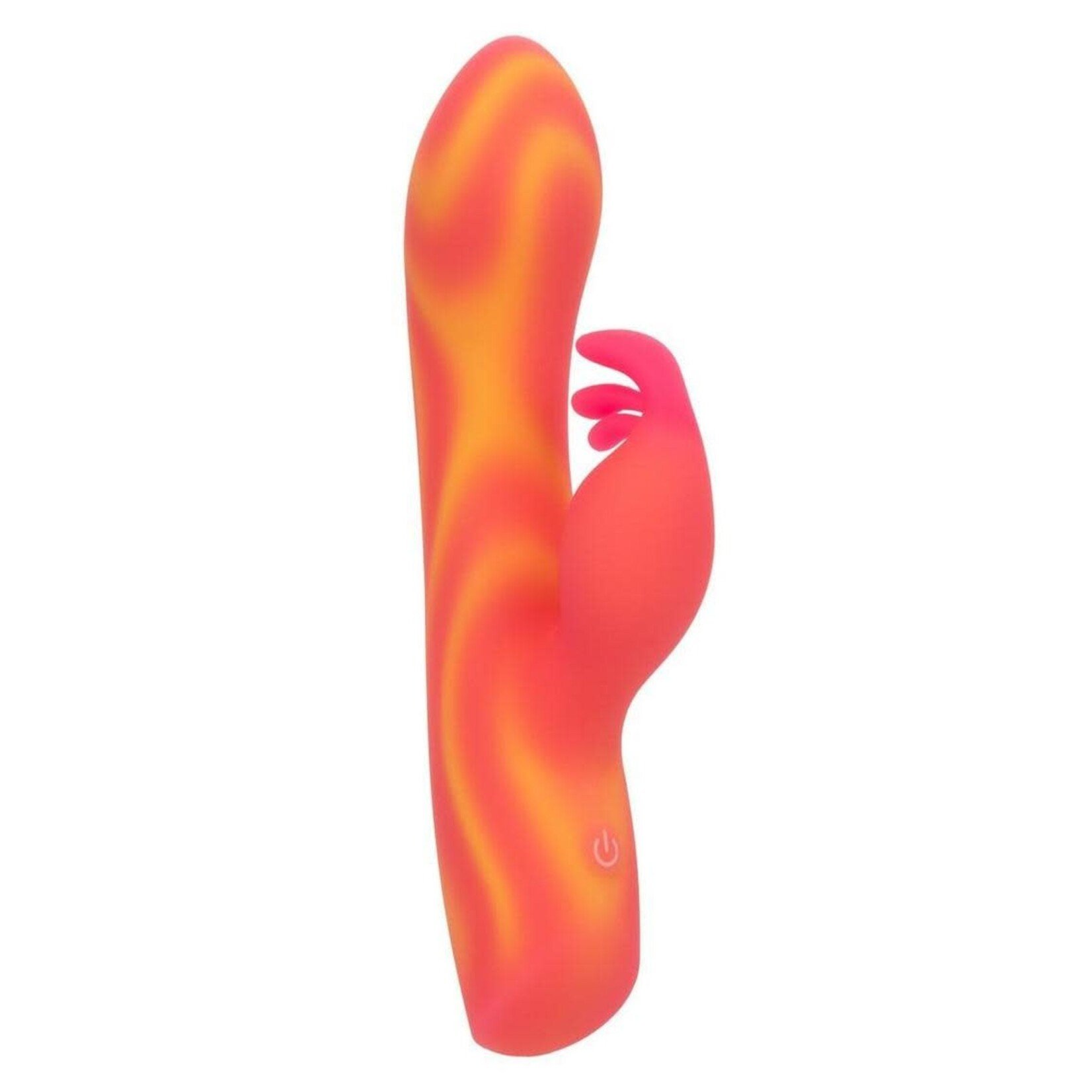 Endless Summer Moonlight Magic Dual Vibe Light-up Rechargeable Silicone Massager - Orange
