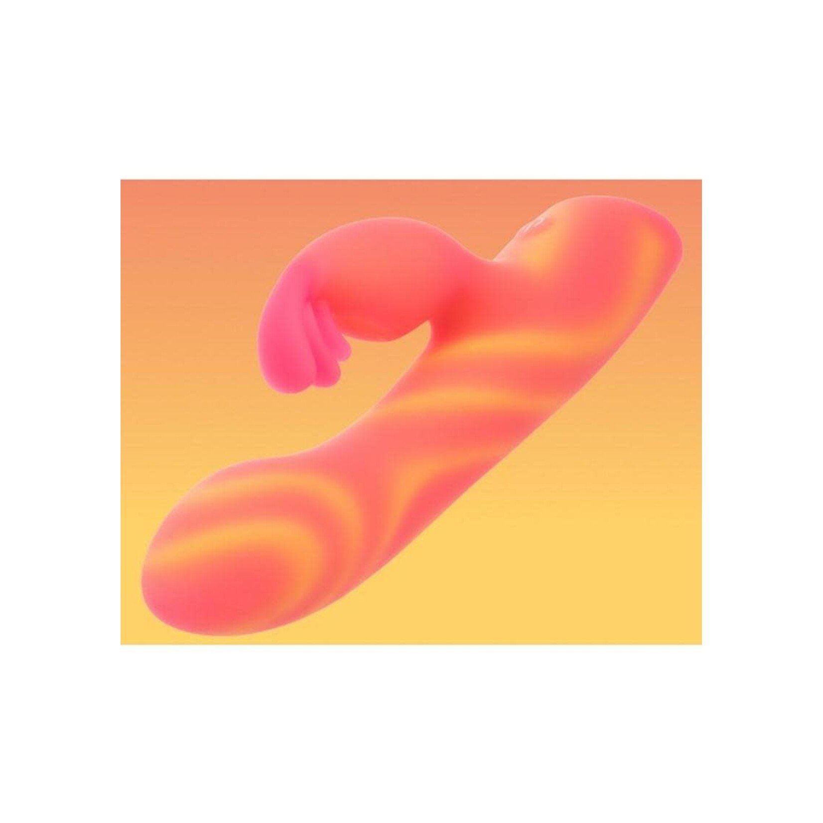 Endless Summer Moonlight Magic Dual Vibe Light-up Rechargeable Silicone Massager - Orange