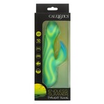 Endless Summer Twilight Tease Dual Vibe Light-up Rechargeable Silicone Massager - Green