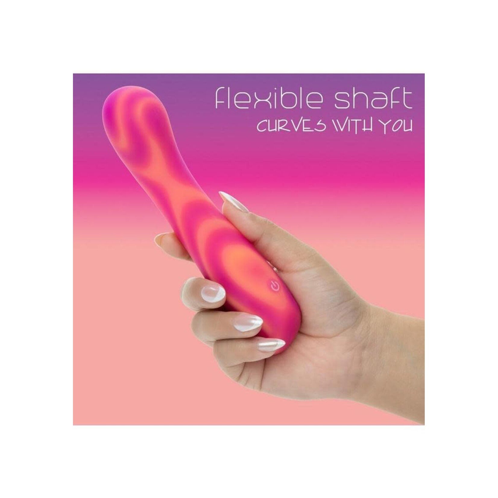 Endless Summer Sunset Seducer Light-up Rechargeable Silicone Massager - Pink