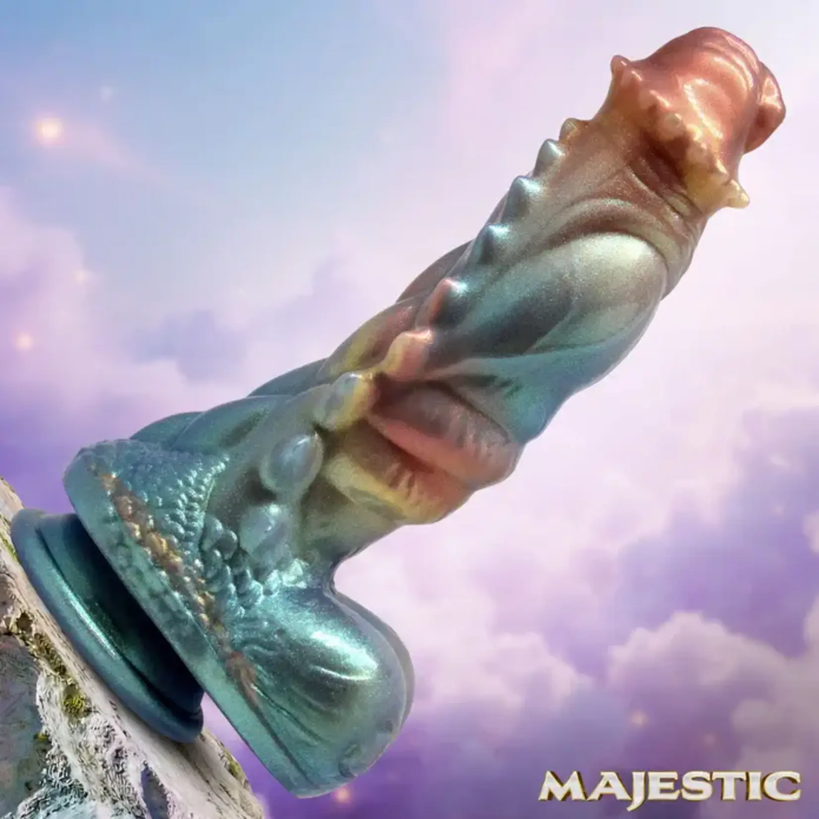 Creature Cocks Seraphina Dragon Silicone Dildo - Multicolor