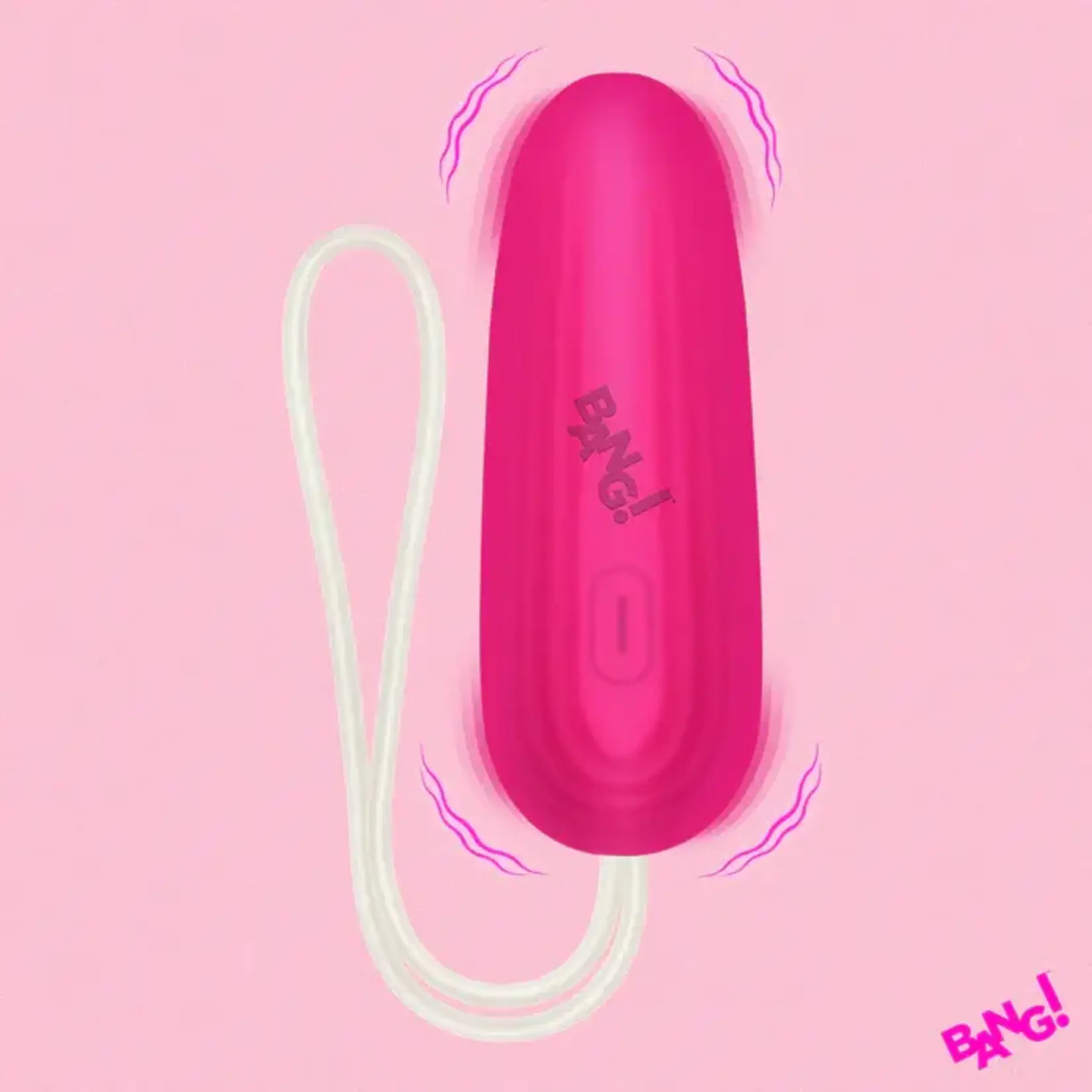 Bang! Silicone Vibrating Egg - Pink