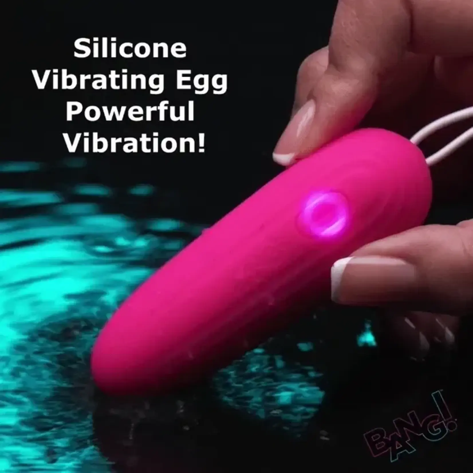 Bang! Silicone Vibrating Egg - Pink