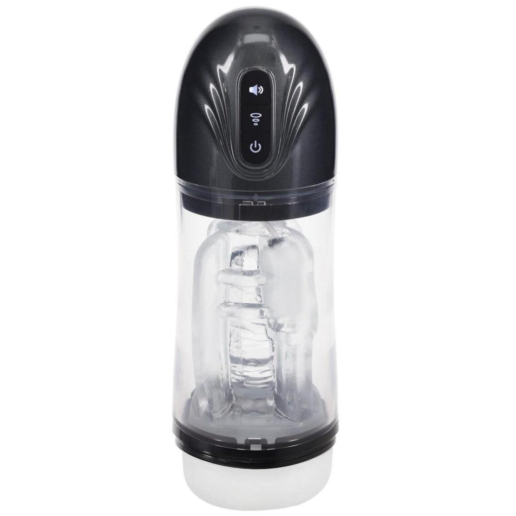 Pumped SonicPull 10 Function Multimedia Enhanced Masturbator - Gun Metal