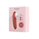 Womanizer Pleasure Air Pro Rechargeable Silicone Air Pulse Clitoral Vibrator - Bordeaux Red