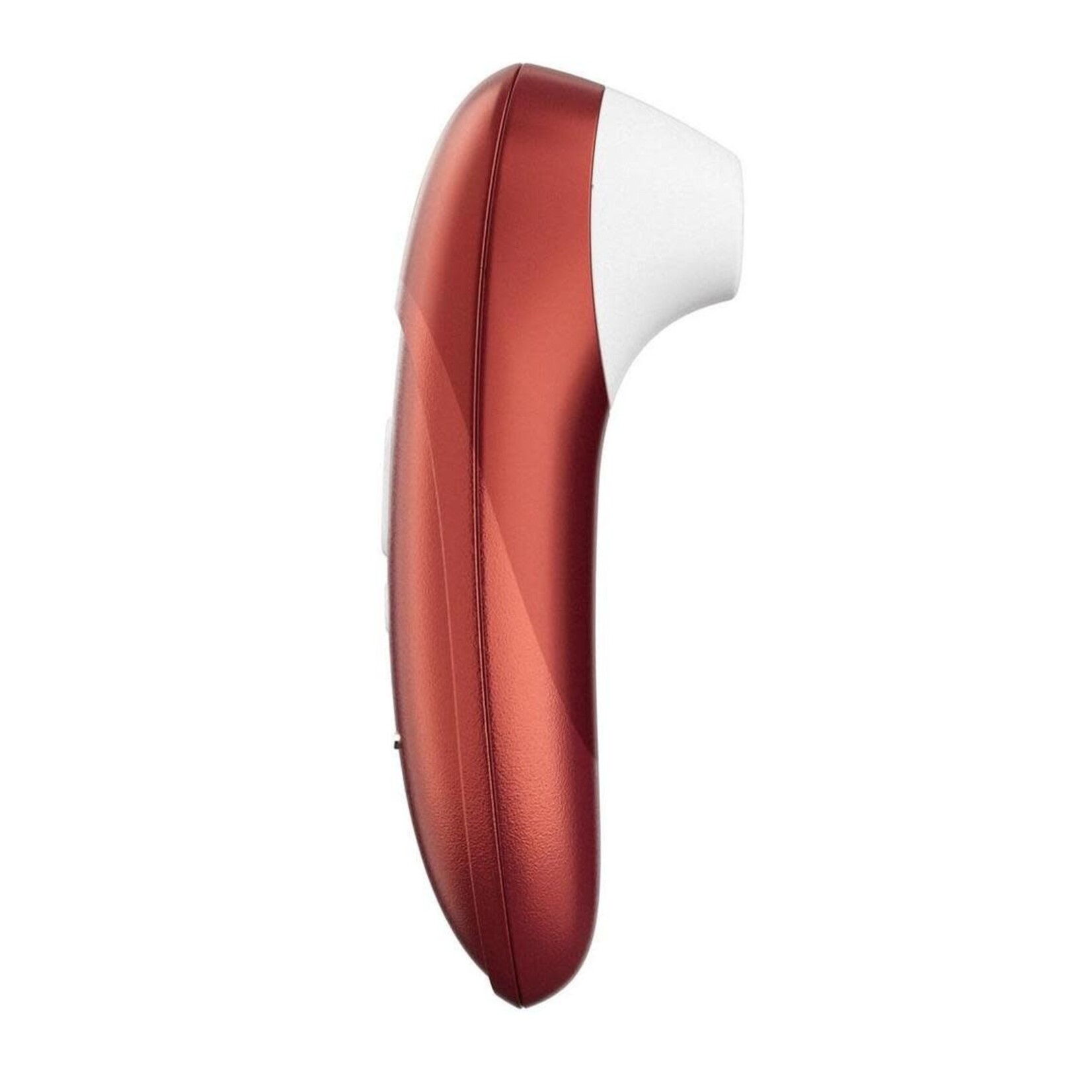 Womanizer Pleasure Air Pro Rechargeable Silicone Air Pulse Clitoral Vibrator - Bordeaux Red