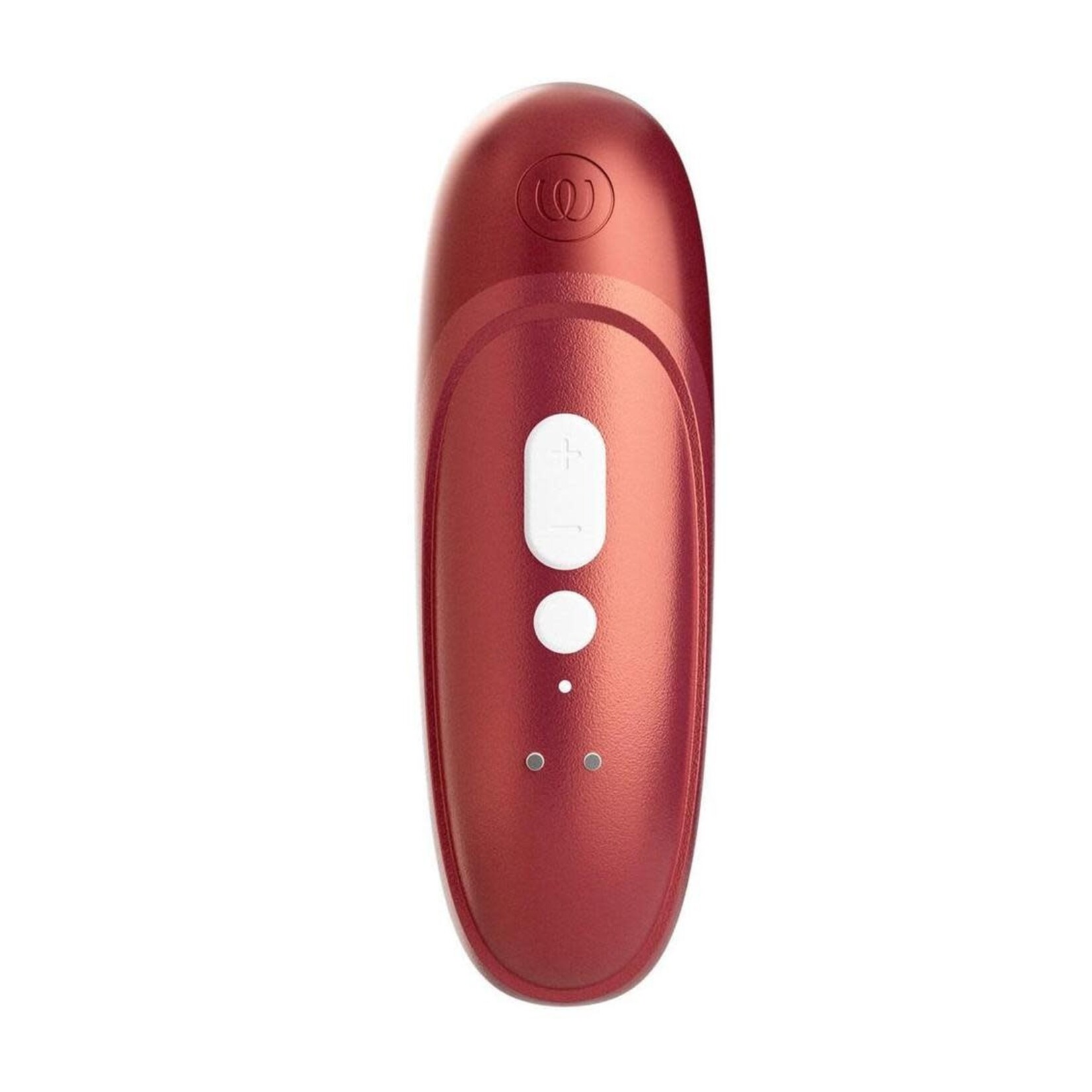 Womanizer Pleasure Air Pro Rechargeable Silicone Air Pulse Clitoral Vibrator - Bordeaux Red