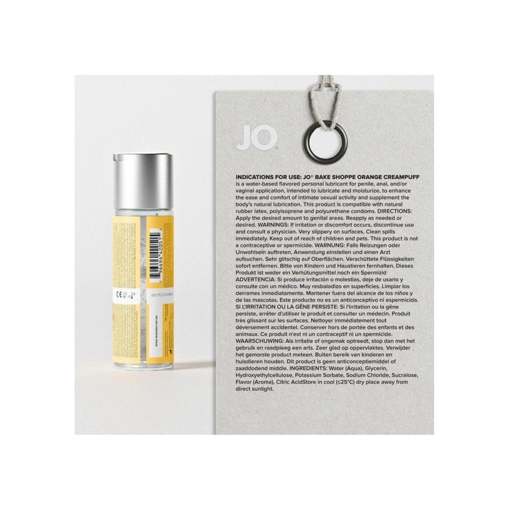 JO Bake Shoppe Flavored Lubricant Orange Creampuff 2oz