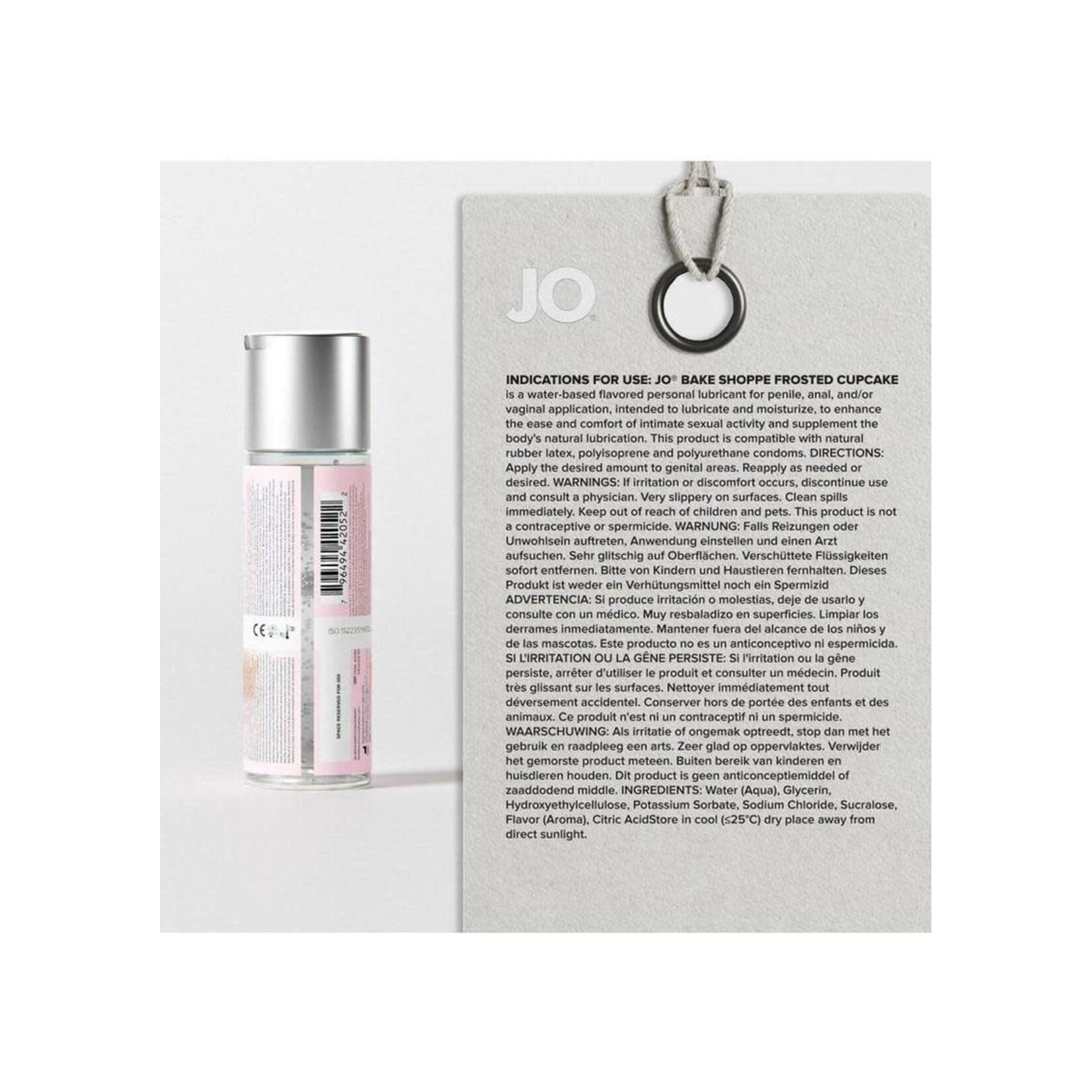 JO Bake Shoppe Flavored Lubricant Frosted Cupcake 2oz