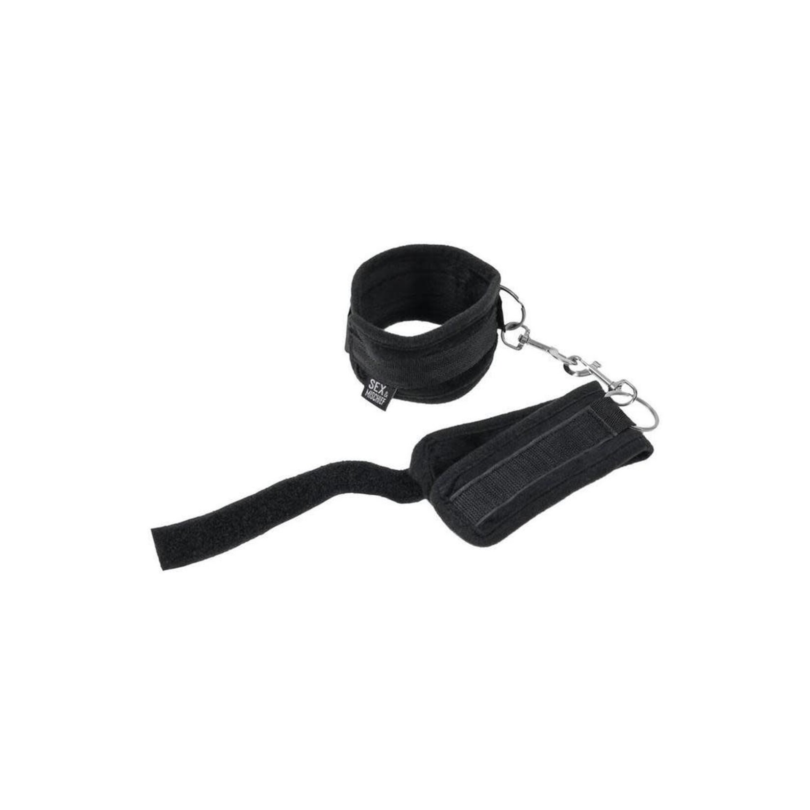 Sex & Mischief Anywhere You Dare Bondage Restraint System - Black/Silver