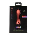 Nu Sensuelle Gemma Turbo Rechargeable Silicone Bullet Vibrator - Coral