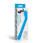 Bang Slim G-Spot Rechargeable Silicone Vibrator - Blue