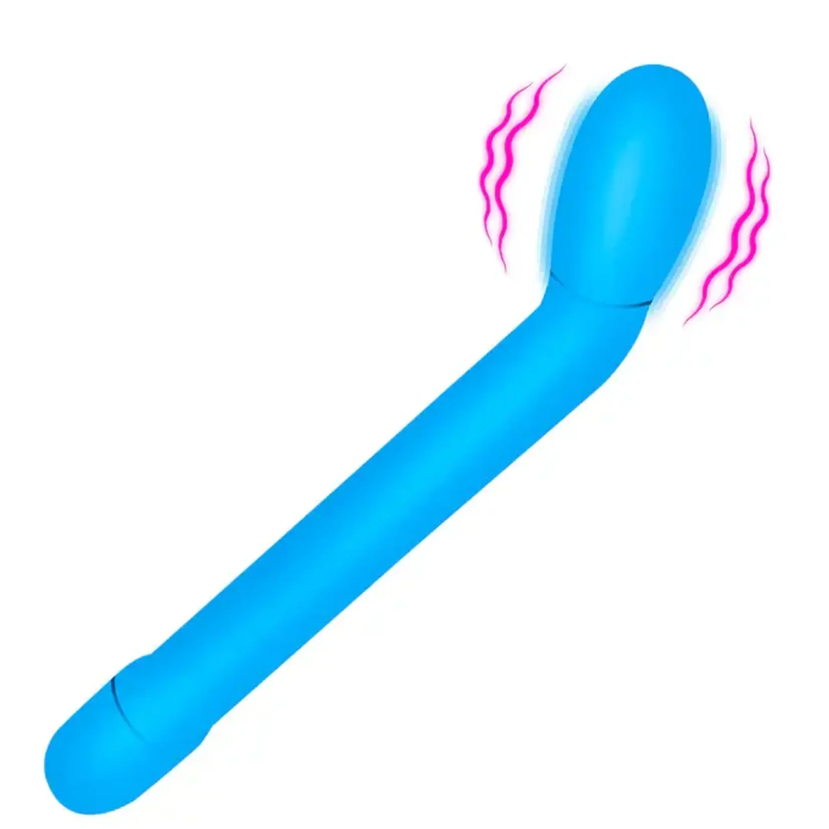 Bang Slim G-Spot Rechargeable Silicone Vibrator - Blue