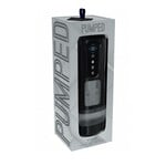 Pumped Sensurge Automatic Rechargeable Heating, Sucking, Thrusting, Vibrating Male Pump - Black